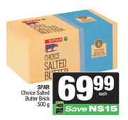 Spar Choice Slated Butter Brick-500g