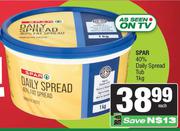 Spar 40% Daily Spread Tub-1kg 