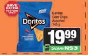 Doritos Corn Chips Assorted-145g