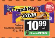 Cadbury Countlines Assorted-40g/48g Each