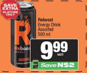 Reboost Energy Drink Assorted-500ml 