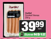 Hartlief Smoked Viennas-250g