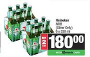 Heineken NRB Silver Only-For 2 x 6 x 330ml