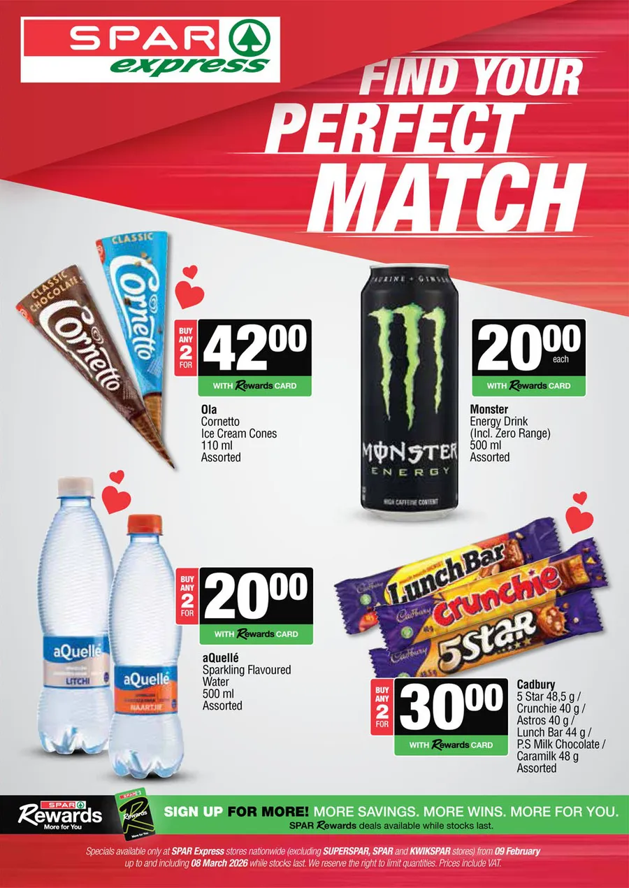 SPAR Express : Find Your Perfect Match (09 February - 08 March 2026)