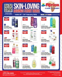 Africa Cash & Carry : Skin-Loving Savings Starts Here (18 February - 24 February 2026)
