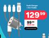 Funki Charger + 3 In 1 Cable