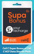 Cell C Super Bonus Or Cell C HCF Data Starter Pack