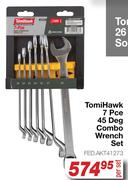 Tomi Hawk 7 Pce 45 Deg Combo Wrench Set FED.AKT41273-Per Set