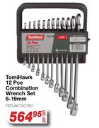 Tomi Hawk 12 Pce Combination Wrench Set 6-19mm FED.AKT40180-Per Set