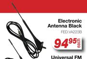 Electronic Antenna Black FED.VA223B