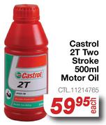 Castrol 2T Two Stroke Motor Oil CTL.11214765-500ml