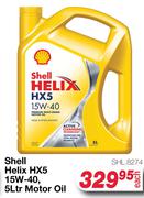 Shell Helix HX5 15W-40 Motor Oil SHL.8274-5L