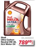 Shell Ultra Carbon Neutral 0W-40 Motor Oil SHL.550052312-5L