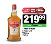 Three Ships 5 Year Old Whisky-750ml