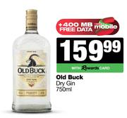 Old Buck Dry Gin-750ml