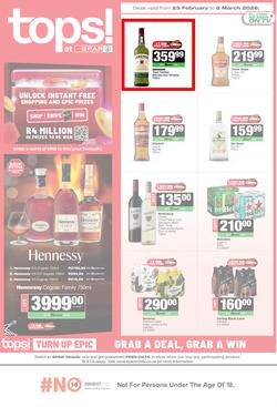 TOPS at SPAR : Enter A World Of Epic (23 February - 08 March 2026), page 1