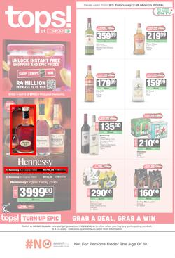 TOPS at SPAR : Enter A World Of Epic (23 February - 08 March 2026), page 1