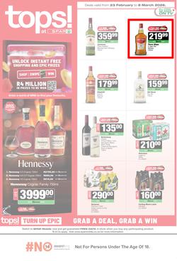 TOPS at SPAR : Enter A World Of Epic (23 February - 08 March 2026), page 1