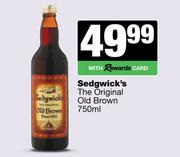Sedgwick's The Original Old Brown-750ml