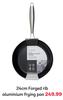 Forged Rib Aluminium Frying Pan 24cm
