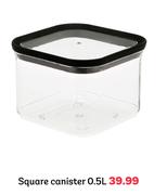 Square Canister 0.5L