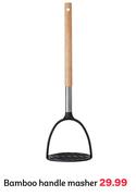 Bamboo Handle Masher