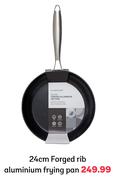 Forged Rib Aluminium Frying Pan 24cm