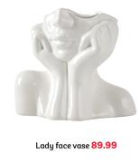 Lady Face Vase
