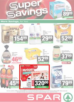 SPAR & SUPERSPAR KwaZulu-Natal Town : Super Savings (23 February - 08 March 2026), page 1