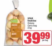 Spar Freshline Onions Carry Bag-3Kg Per Bag