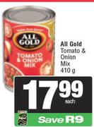 All Gold Tomato & Onion Mix-410g