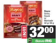 Royco Gravy, Sauce Or Marinade-For 2 x 32g/39g