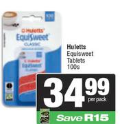 Hullets Equisweet Tablets-100s Per Pack