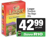 Laager Rooibos Tea Bags-80 Per Pack