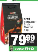 Spar Restaurant Grade Charcoal-4kg Per Pack