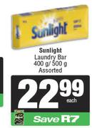 Sunlight Laundry Bar Assorted-400g/500g Each