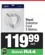 Royal Extention Cord-5Mtr 