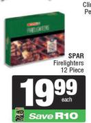 Spar Firelighters-12 Piece Pack