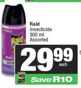Raid Insecticide Assorted-300ml