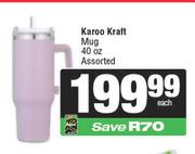 Karoo Kraft Mug 40 Oz Assorted