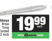 Ikhaya Braai Tong Carded 2 Inch