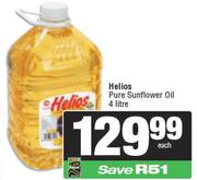 Helios Pure Sunflower Oil-4Ltr 