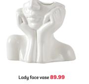   Lady Face Vase