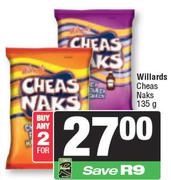 Willards Cheas Naks-For Any 2 x 135g