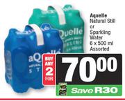 Aquelle Natural Still or Sparkling Water-For Any 2 x 6 x 500ml