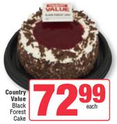 Country Value Black Forest Cake-Each