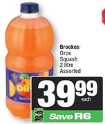 Brookes Oros Squash Assorted-2Ltr