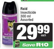 Raid Insecticide Assorted-300ml