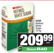 Spar Refined White Sugar-10Kg