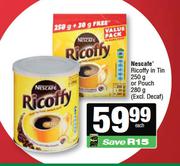 Nescafe Ricoffy In Tin 250g Or Pouch 280g